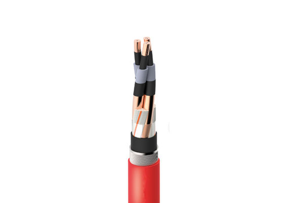 3 Core SWA 50mm2 MV Power Cable LSZH Sheath Copper Conductor