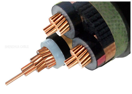 AWA 1000mm2 Medium Voltage Underground Cable , MV 3 Core XLPE Cable