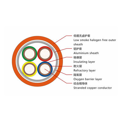 1000m 5 Core 5x25mm2 Mineral Insulated Metal Sheathed Cable Fire Resistance